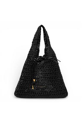 Borsa Gianni Chiarini in paglia crochet colore rosa antico. GIANNI CHIARINI | 11953-BLUSH